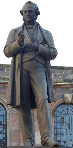 statue de Cobden  Manchester